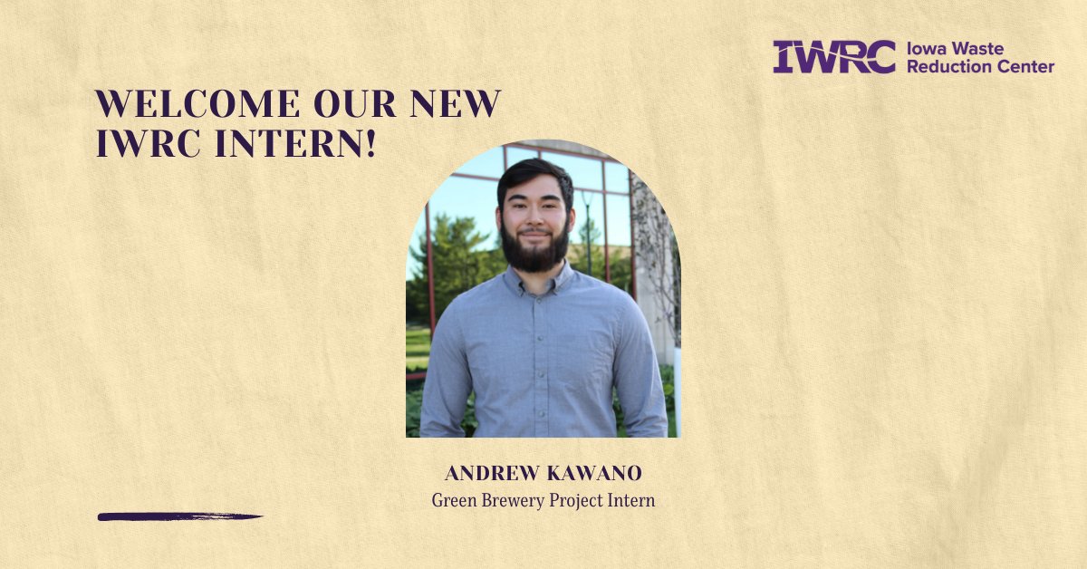 We have just hired Andrew Kawano as our new Green Brewery Project Intern! Andrew currently attends UNI and is studying Marketing and Economics, and Sustainability. Outside of work, Andrew enjoys hiking, cooking, &amp; gaming. We are so excited to have added him to the team!