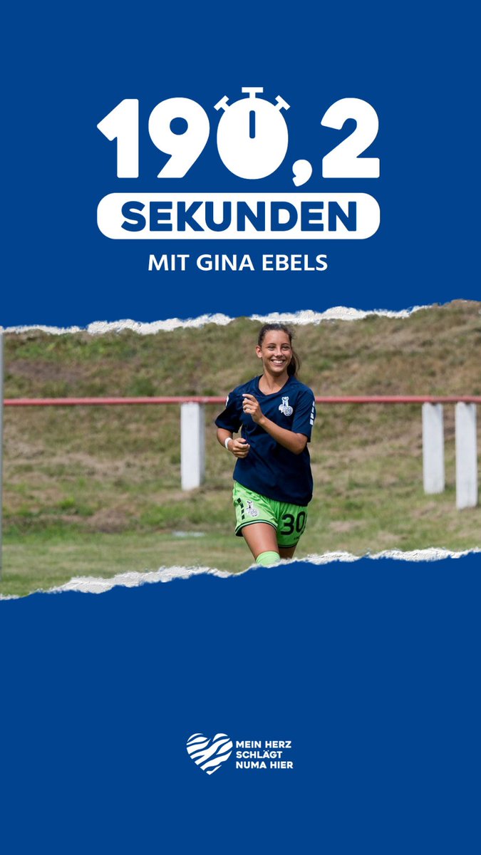 MSVDuisburg's tweet photo. Unser jüngstes #Zebra im Stall unserer #ZebraFrauen stellt sich in 190,2 Sekunden Euren Fragen! Also ab in die Kommentare mit allem, was ihr von Gina #Ebels wissen wollt! 👇✍️

#herznumahier 💙 #Duisburg https://t.co/BnNBYHUj4t