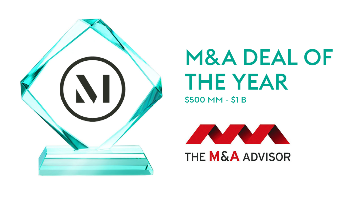McDermottLaw's tweet photo. We are excited to share that we received the M&A Deal of the Year ($500 million – $1 billion) recognition as part of the 20th Annual M&A Advisor Awards. You can read more about the transformational deal here: https://t.co/tVWxXaQ8by https://t.co/5OJI7yPhXj