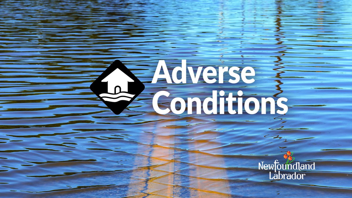 GovNL's tweet photo. ⚠ Update on Adverse Weather

#GovNL is providing an update on the potential impacts of significant rain and wind which is impacting southwestern Newfoundland and southeastern Labrador today and into tomorrow (November 23/24). 

News release: https://t.co/KgRZeKIx3v #nlwx https://t.co/N7WhZ1A4Rp