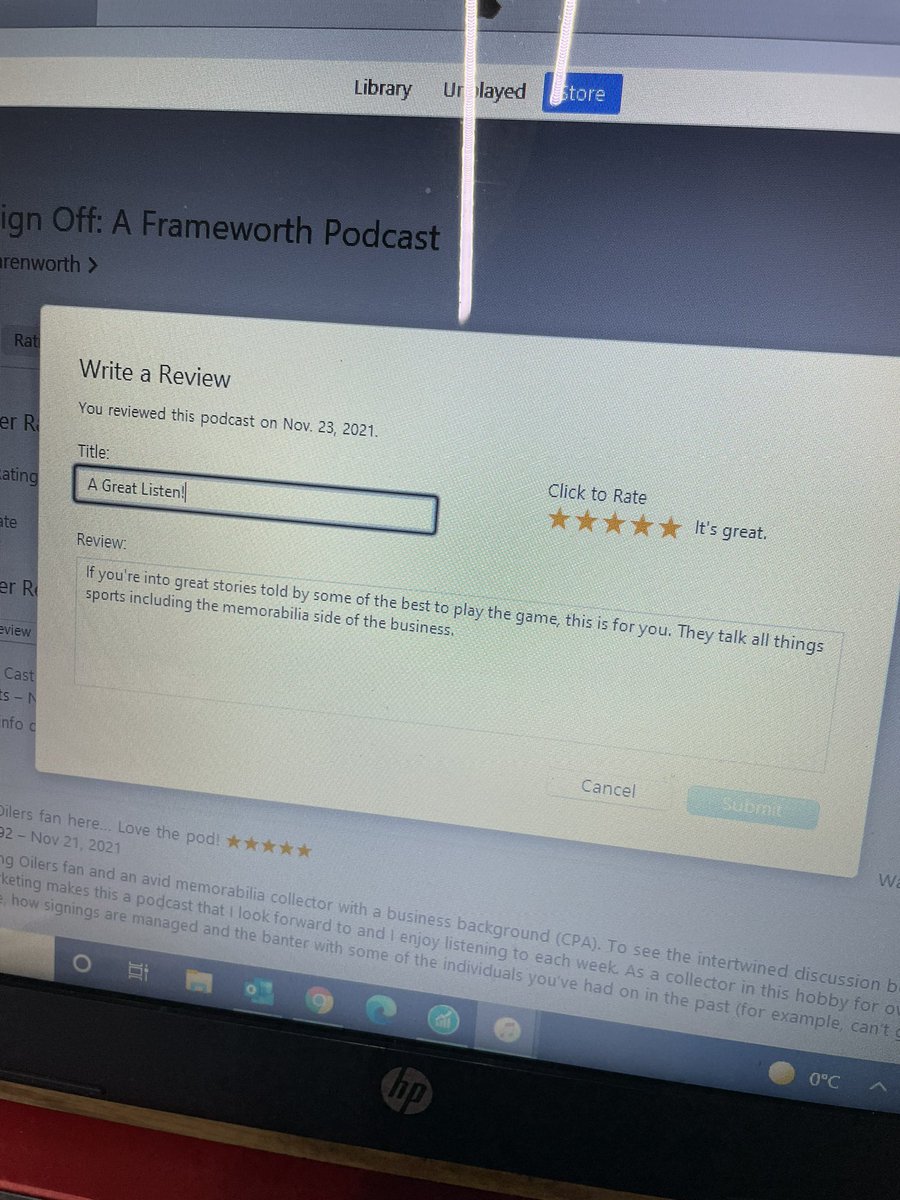 Subscribed and rated The Sign Off: A Frameworth Podcast. Love listening to the guys from <a href="/FrameworthSport/">Frameworth</a> talk the business of sport with the best to play the game! #SignOffPPod #SignoffPod <a href="/thachickenbone/">Pat Yohn</a>