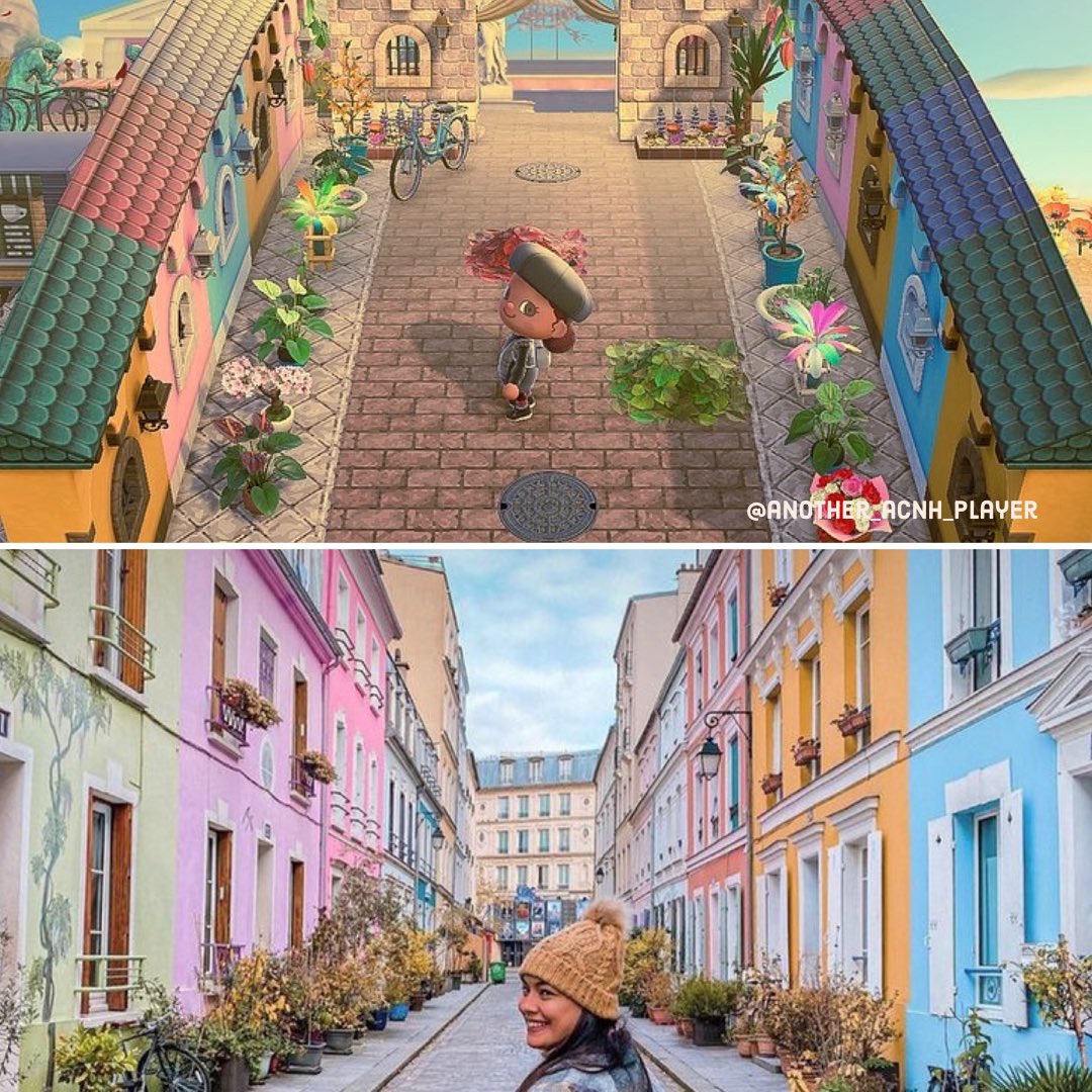 Amala_Charity's tweet photo. Inspired by the Paris streets. #France  #ACNHDesign #acnhinspo #AnimalCrossingNewHorizions 
https://t.co/344F7jM51H https://t.co/zQ3EoYlSua