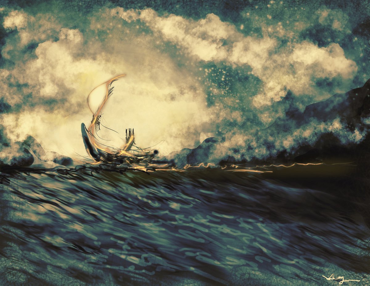 kuzanman's tweet photo. @IOHK_Charles the voyage has started https://t.co/xDUyBrbZ4t