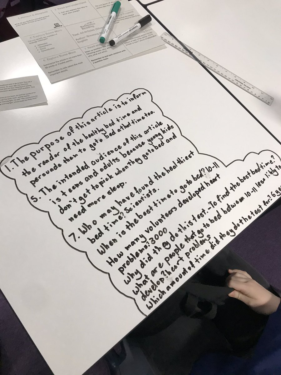 misssmart_eng's tweet photo. Reflective Reading strikes again- S1 &amp; S2 have been developing their literacy skills using an article from Breaking News English and the RR outline. We worked on audience, purpose and overall comprehension. Well done! @EnglishScotland #inverurieeng #invacd https://t.co/7TwT1H95di