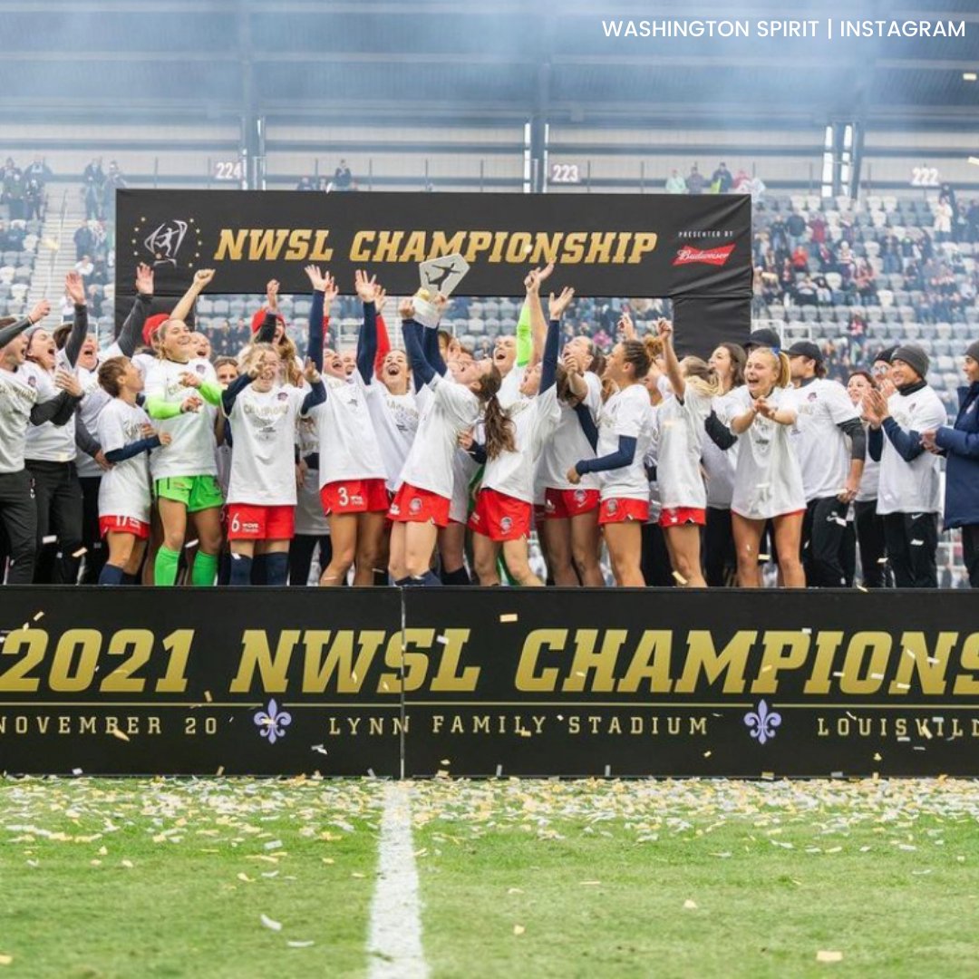 SPIRIT are the CHAMPIONS, my friends! 🏆 Congratulations to the 2021 @NWSL champions - @WashSpirit! Who else is already looking forward to next season? (via @WashSpirit/Instagram) #nwsl #spirit