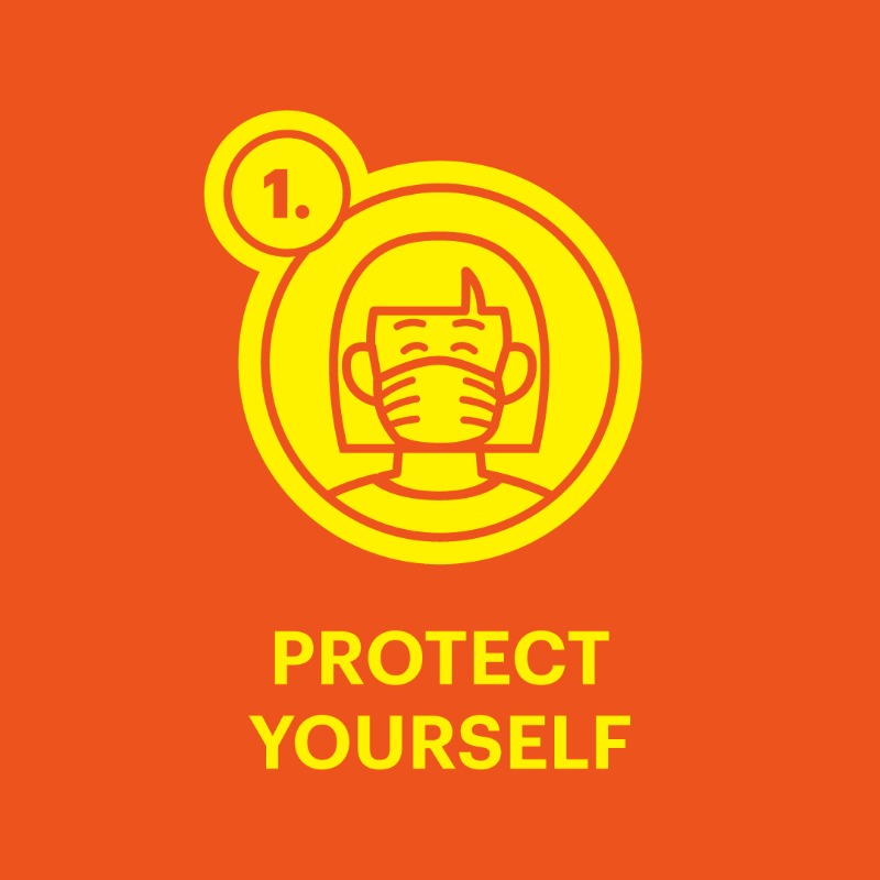 WHO's tweet photo. Vaccines can protect you from serious illness &amp; death from #COVID19. But #DYK that after being vaccinated, you should STILL

😷 #WearAMask
↔️ Keep a safe distance
🪟 Open windows
🤧 Cough/sneeze into your elbow
👐 Keep hands clean

to stop the virus? Here’s why ⬇