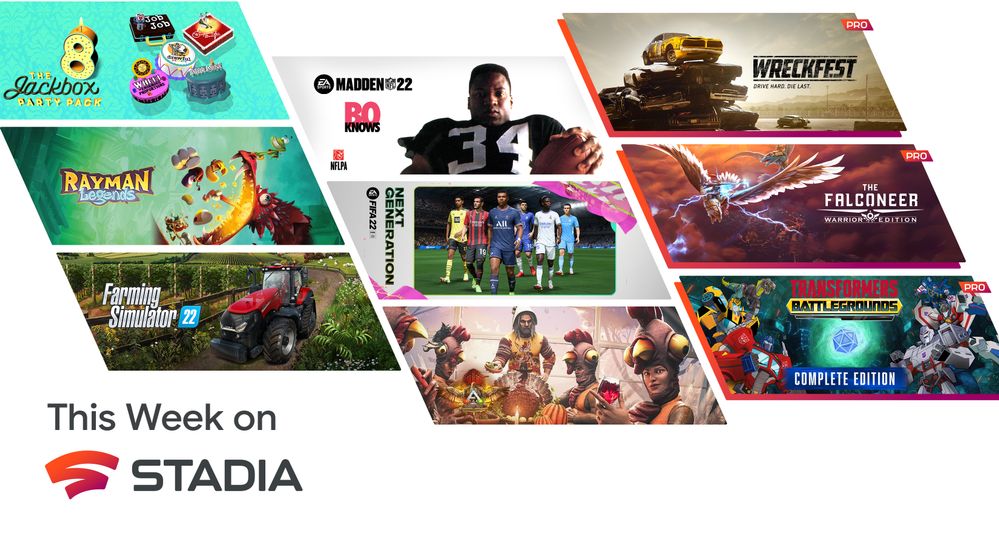 stadiaverseit's tweet photo. Ed eccoci ancora alle prese con il #ThisWeekOnStadia
"Jackbox Party Pack 8, un mucchio di giochi in arrivo su #Stadia Pro e altro ancora!"

Tutte le novità di questo #TWOS le trovi su
https://t.co/appO0krqAJ https://t.co/P9ki3xug3h