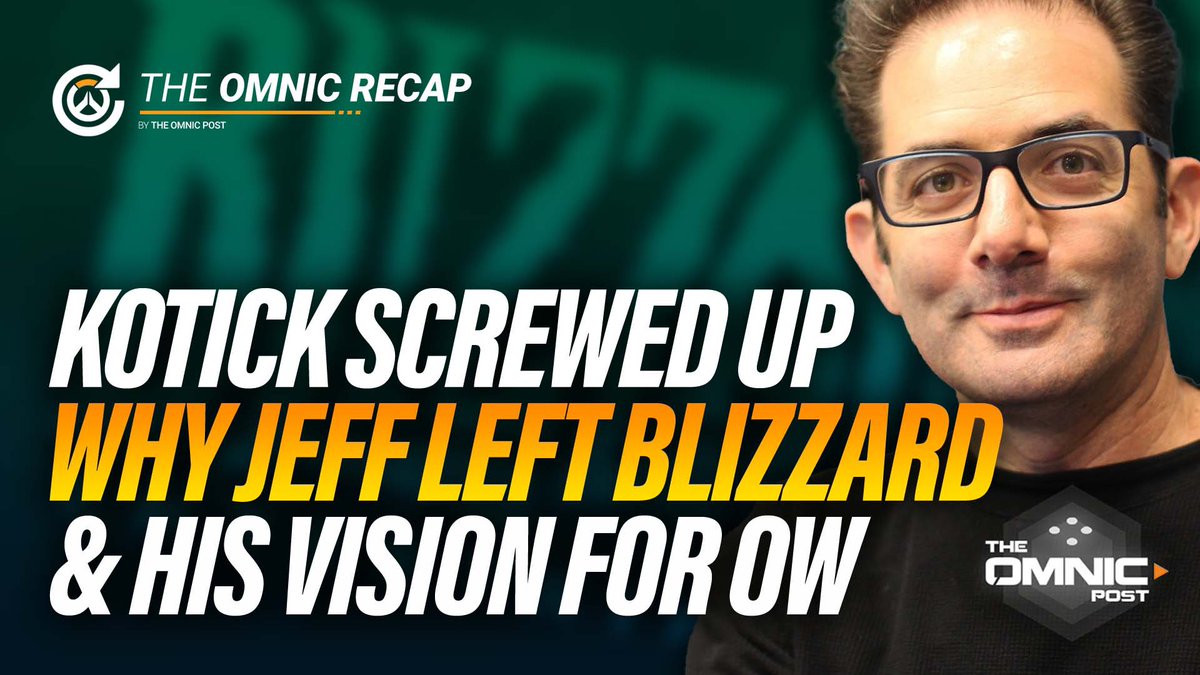 omnicpost's tweet photo. A new episode of the Omnic Recap is up on #YouTube. Head over to https://t.co/o8k3ESuxDp. Make sure to subscribe! #blizzard #news #overwatch2 #overwatch #video #youtube #update #gamingnews #overwatchlore #jeffkaplan #bobbykotick #activisionblizzard https://t.co/SiSDble0ne