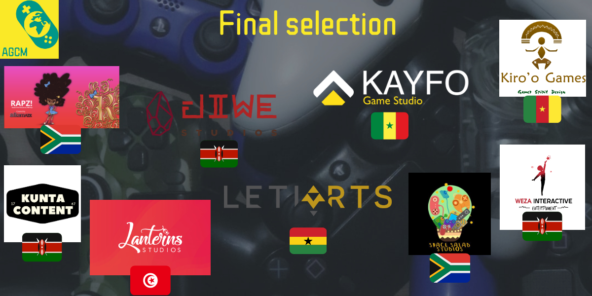 Congratulations to the winners in the mobile games category of the #ACGM <a href="/yomogat/">yolanda mogatusi</a> <a href="/KIROOGames/">KIRO'O Games Studio</a> <a href="/letiarts/">Leti Arts</a> <a href="/SpaceSaladZA/">SpaceSalad</a> <a href="/Mzito_Dev/">Mzito</a>

And to the winners in the PC &amp; Console games category of the #AGCM <a href="/Kuntacontent/">Kunta Content</a> <a href="/KayfoGames/">Kayfo Game Studio</a> <a href="/jiwe_io/">Jiwe IO</a> <a href="/LanternsGames/">Lanterns Studios</a> ! #indiedev #Africa