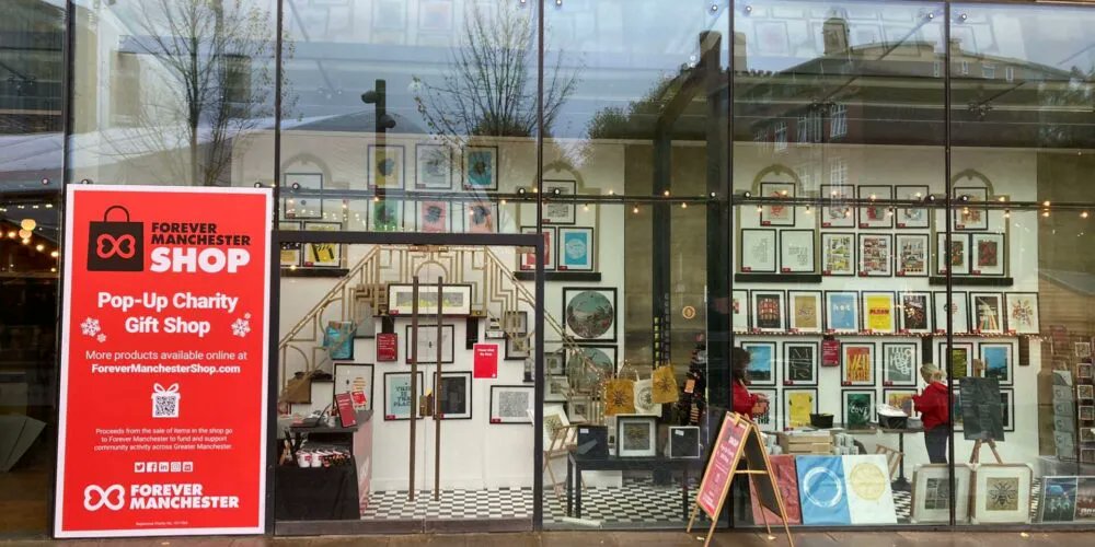 Local charity, Forever Manchester has this week opened a pop-up Christmas gift shop at Manchester dining destination, Corn Exchange Manchester to raise additional money to fund and support communities across Greater Manchester during the festive period.

buff.ly/3FCis9Z