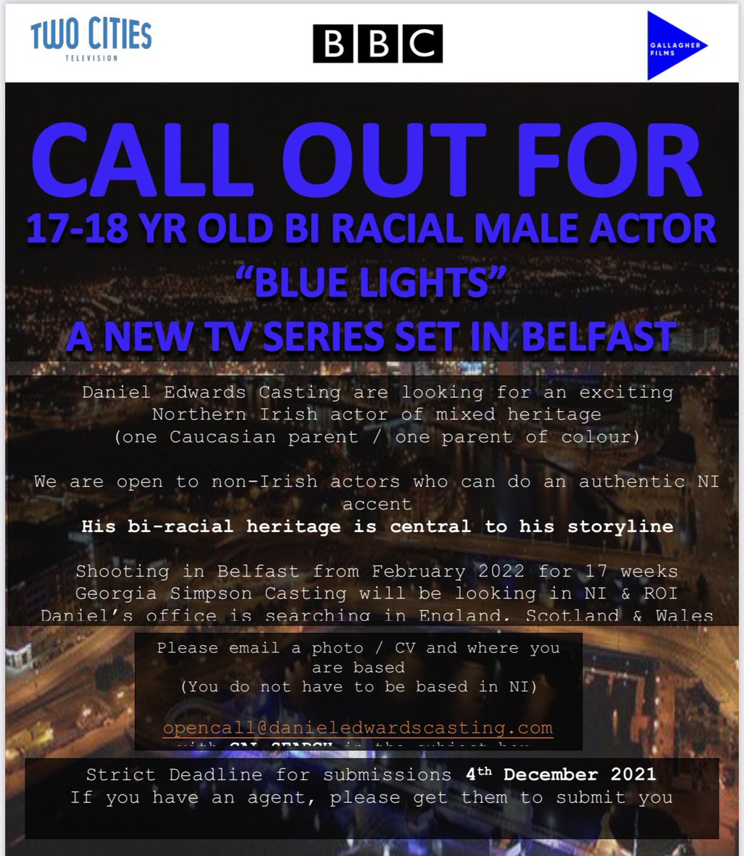 Please RT &amp; pass on, thanks so much ✌🏽 #bluelights