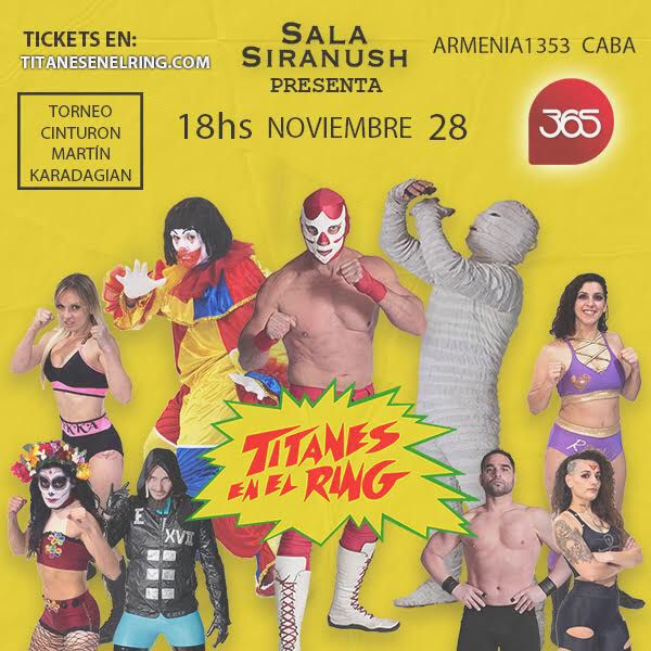 Nuevo show: 28 de Noviembre, 18hs.
tickets en tickets.tokpass.com/event/titanes-…
con <a href="/clarin365/">Tarjeta 365</a>  hay un beneficio exclusivo! 2x1 en entradas.
Sabemos que tenías muchas ganas de verlos y no queremos que te quedes afuera de este épico show que esta revolucionando la historia de Titanes !!