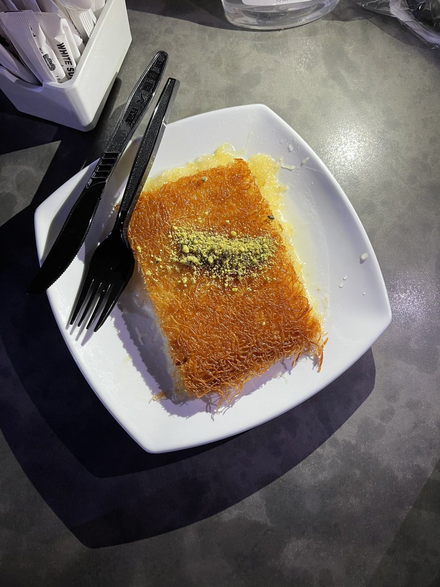 TaufiqRiaz's tweet photo. Meetha is Love ❤️ @coffeekpk “Kunafa” 
#Dubai #48HoursInDubai #FerasSweets https://t.co/V05TPN5LVq