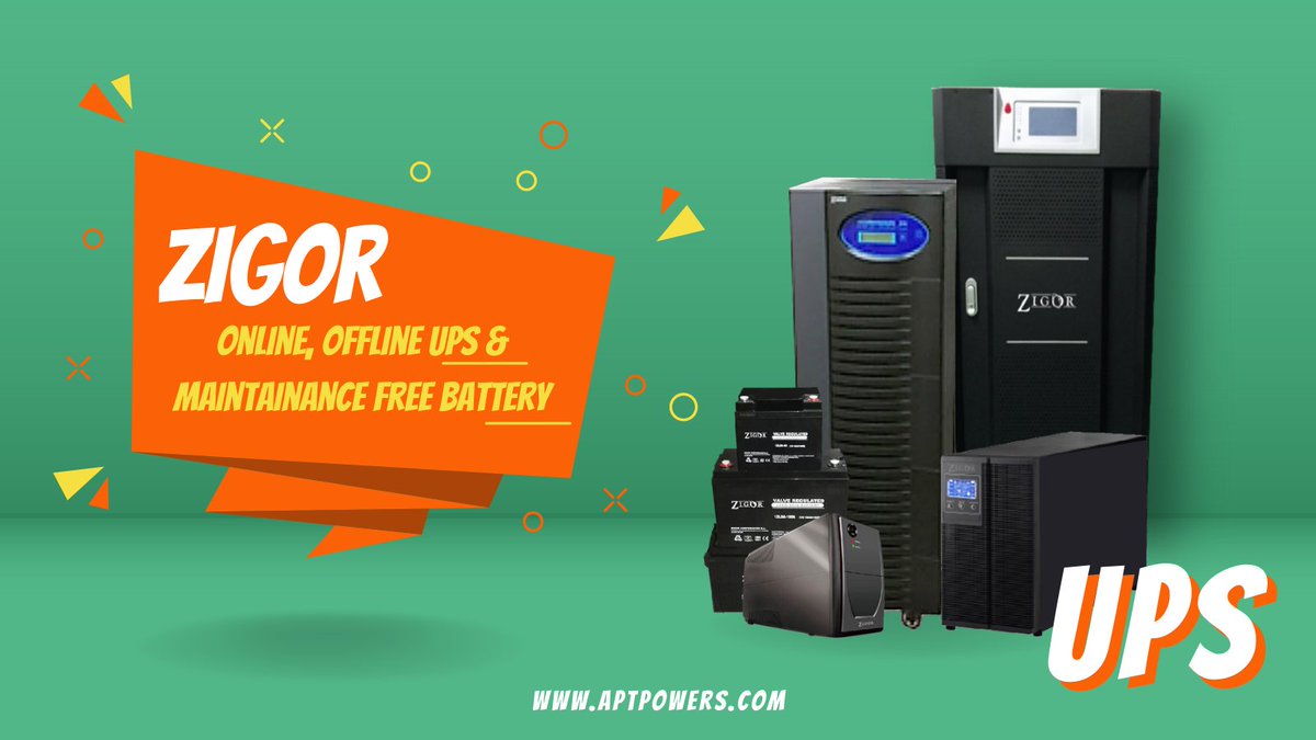 aptpowers's tweet image. ZIGOR On-line UPS
Call for order or any requirement: 01733-436965
aptpowers.com
aptpowers.com/product-catego…
Product Description:
• Brand: ZIGOR
• Capacity: 
      1) Offline UPS: 650VA-2KVA
      2) Online UPS: 1KVA-250KVA
• Origin: Spain