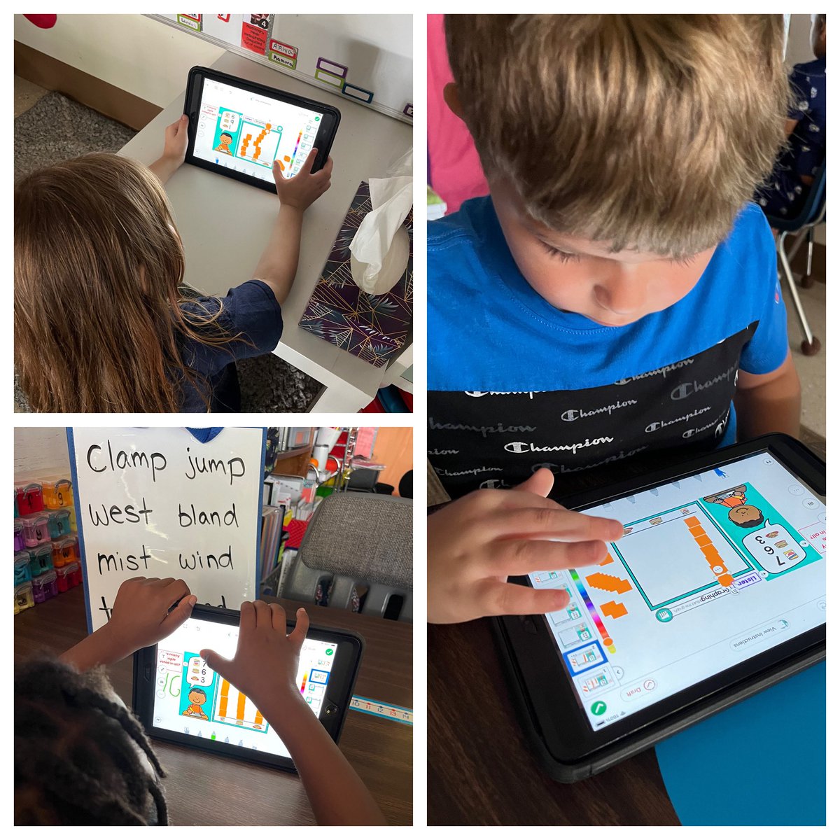 AlexisM05683022's tweet photo. These mathematicians using technology to represent data, make observations, and add 3 addends! I love being able to go back and listen to their thinking! @VCSMath https://t.co/VQpXgqjpzc