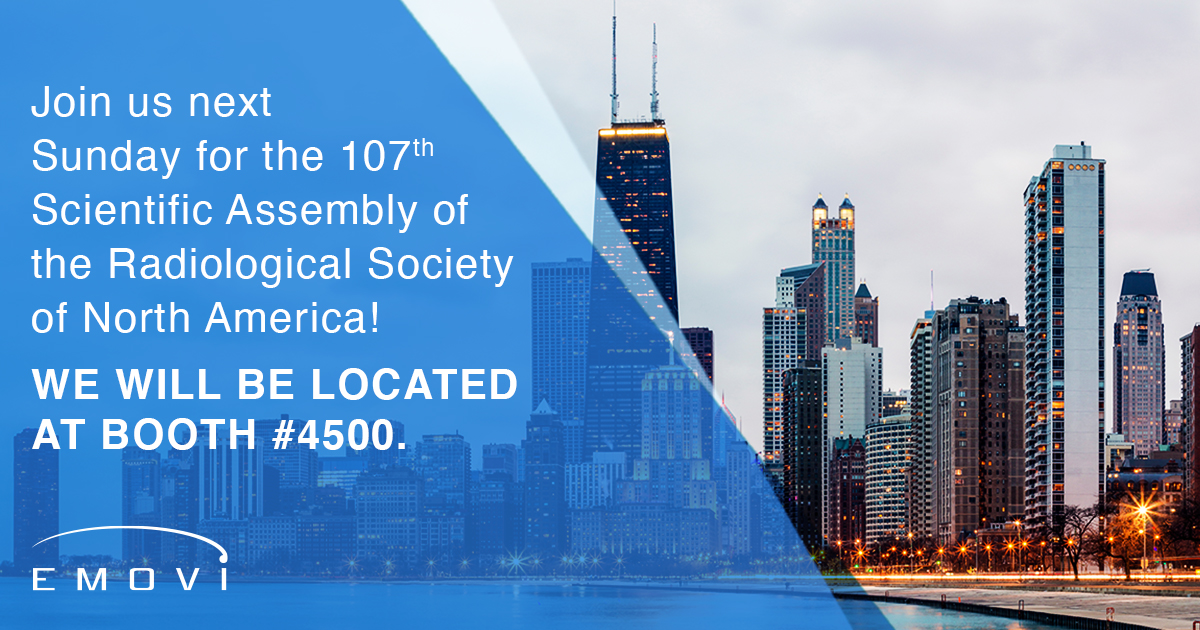 We look forward to seeing you next Sunday for the 107th Scientific Assembly of the Radiological Society of North America! We will be located at booth #4500. In hope to have the opportunity to discuss with you there! #RSNA2021
