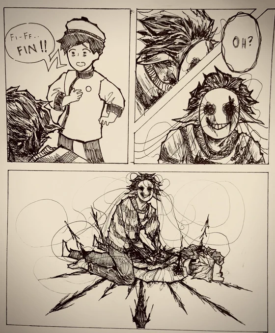 // horror , gore , blood
The only time I considered myself a horror artist was prob back when i drew the vices kek (oc) 