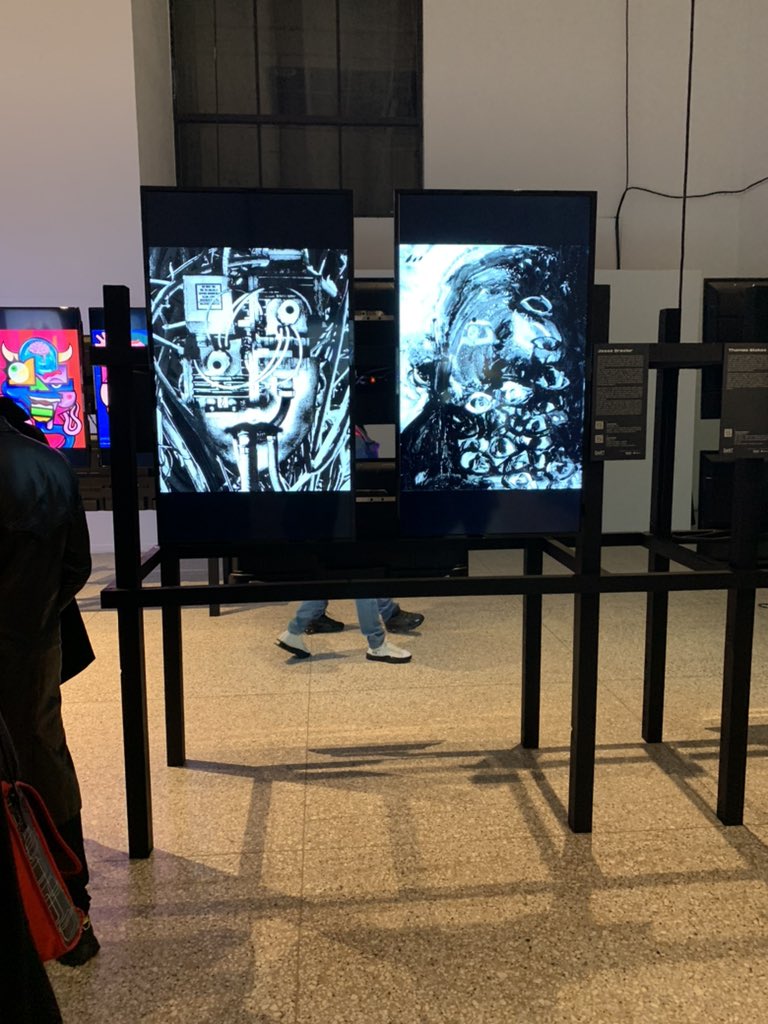 toadswiback's tweet image. Holy shit. @dartmilano is going OFF. @wrongtheorynft curated a beast of a goddamn exhibition. can’t believe I’m next to the most talented artists in the world. grateful beyond comprehension. #dart2021 #WrongtheoryNFT