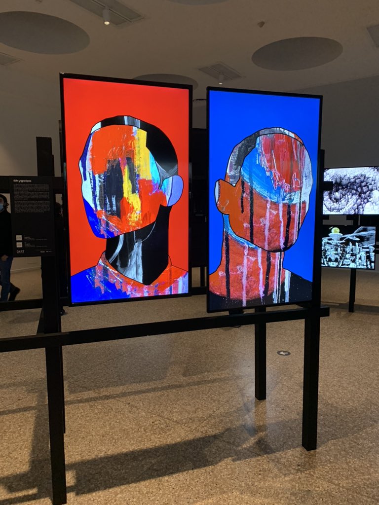 toadswiback's tweet image. Holy shit. @dartmilano is going OFF. @wrongtheorynft curated a beast of a goddamn exhibition. can’t believe I’m next to the most talented artists in the world. grateful beyond comprehension. #dart2021 #WrongtheoryNFT