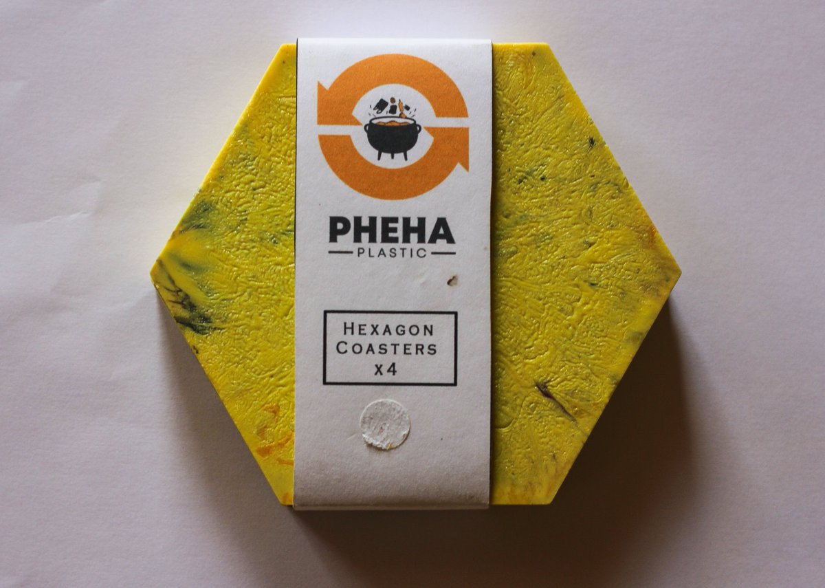 PhehaPlastic's tweet photo. Join us at The Circular Economy Innovations Expo tomorrow at Sefika Complex from 9am-5pm. 

Expect to find this amazing yellow plastic recycled coasters.

coaster

/ˈkəʊstə/

￼Learn to pronounce

noun

1.

a small mat for a bottle or glass.
 #circulareconomy https://t.co/7ooPsmXtJn
