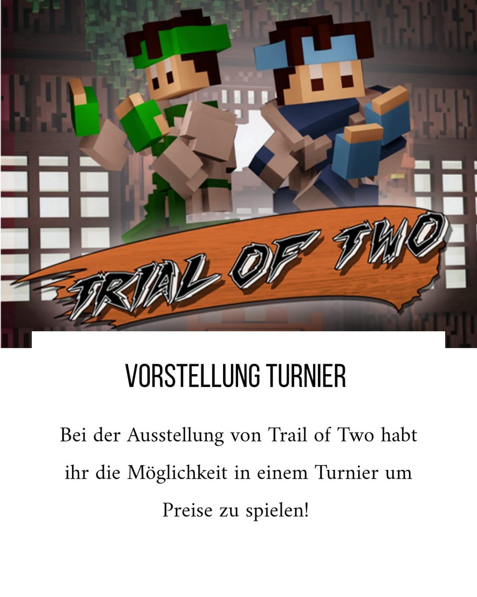 mediennachtubt's tweet photo. Freut auch auf ein Turnier mit dem Spiel:

🔥 TRIAL OF TWO 🔥

Tretet gegeneinander an, zeigt uns, wer der:die Bessere ist und freut euch auf tolle Preise! 🤩 https://t.co/Wv70lChCgQ