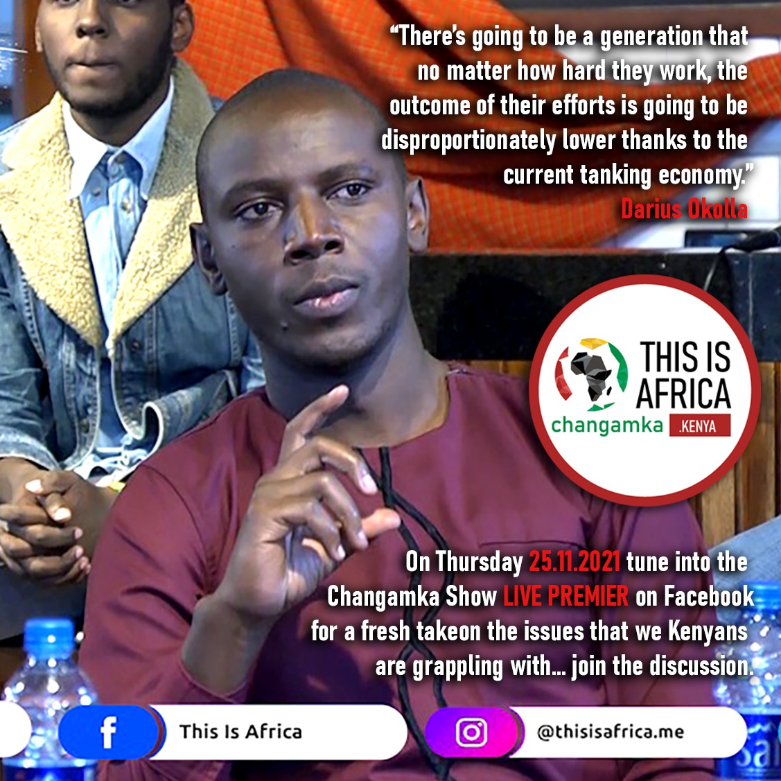 ThisIsAfricaTIA's tweet photo. For almost a decade, the Uhuru Kenyatta regime has mastered the art of painting a rosy economic picture while systematically looting the state. They have accomplished this through muzzling &amp; intimidation of local &amp; international media, cramping down on dissent.

#ChangamkaKenya https://t.co/Dfj9qaxp6l