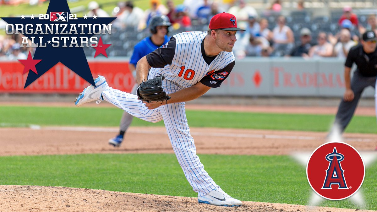 MiLB's tweet photo. The ascent of Reid Detmers -- MLB's No. 23 overall prospect --  offers more optimism for Angels.

Organization All-Stars: https://t.co/fzNgW7QZTr https://t.co/AeIEcxYBkd