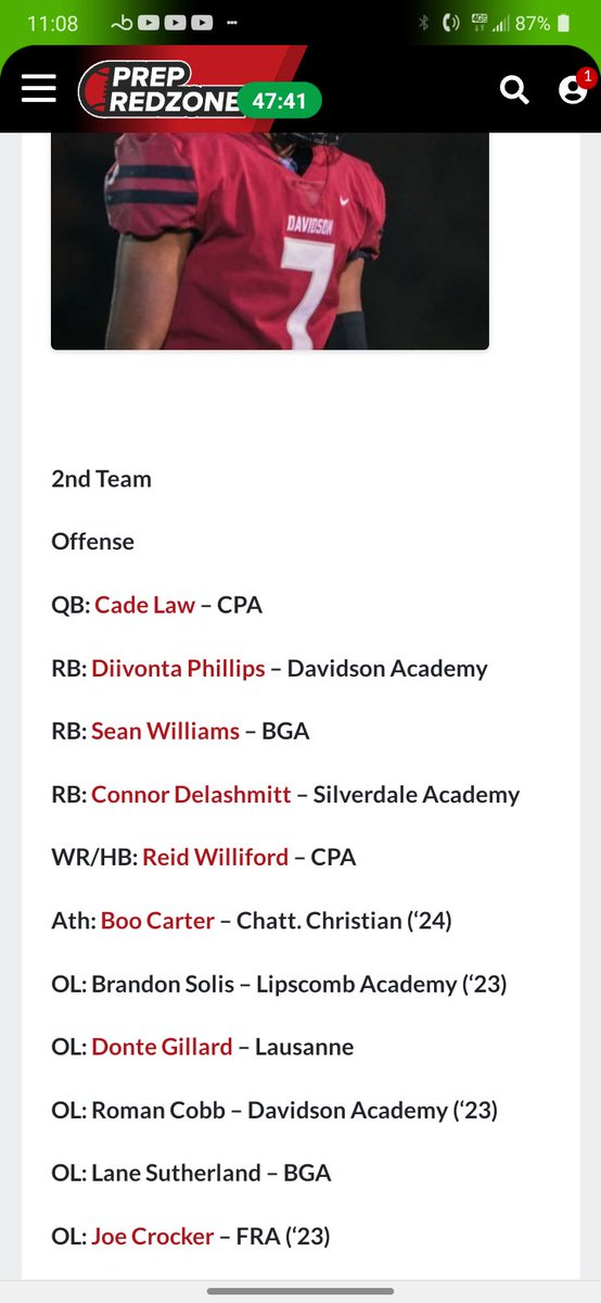 AntionneD7Scott's tweet photo. Big Congrats to @ccunningham901 @TylerBell73 and @mylessaulsberr1 for making 1st Team All-State!
Big Congrats to @DonteGillard and @benbolton100 for making 2nd Team All-State! Big Congrats to @DrewScott901 @Brock1Glenn  @_Langston10 for making All-State Honorable Mention! https://t.co/tMigu2EvzC