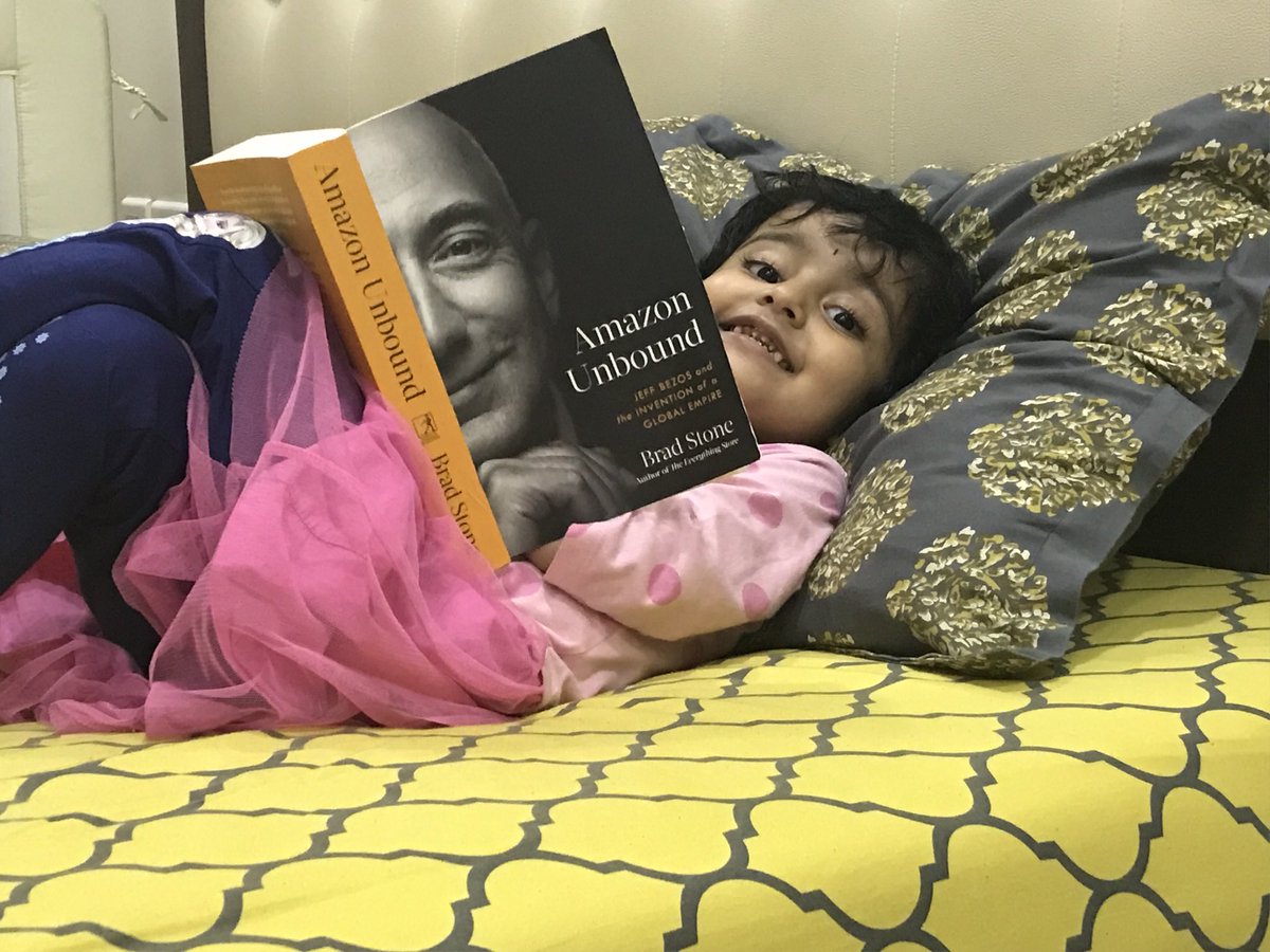 Nandan_Kumar's tweet photo. ⁦@BradStone⁩ ⁦@amazon⁩ ⁦@amazonIN⁩ ⁦
My 3 year old daughter picked up this book and started pretend reading- Once upon a time.. blah blah. Horses Apples blah blah!
While I am supposed to pretend-read her picture story book! https://t.co/oRYBfjnV6t