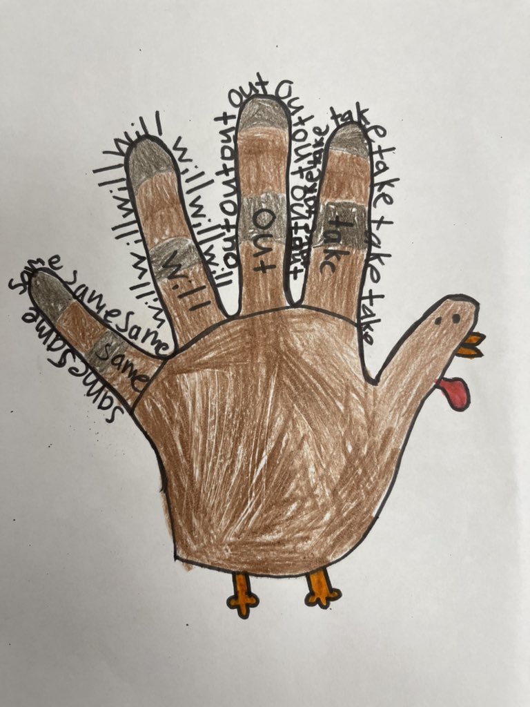 KatieFanning7's tweet photo. Snap word turkeys 🦃 #tcrwp #snapwords #dutchneckelementary https://t.co/Nt8EcO4PKP
