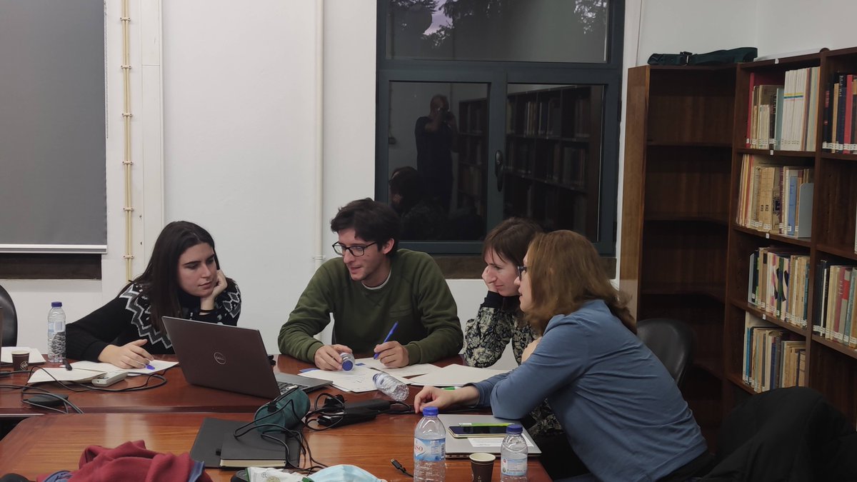 Coming to the end of our second day- working in small groups to finalize deliverables...
<a href="/PrimaProgram/">PRIMA Program Mediterranean Partnership 🇪🇺</a> @micsgroupIR <a href="/plant_env/">PlantEnvBio</a> <a href="/ipb_pt/">Instituto Politécnico de Bragança</a>