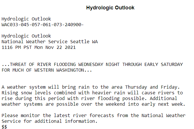 Friends, this has my attention. What we don't need right now is panic. We need people to be made aware of the possibilities. I don't have all that data now, but I am watching this very closely. #WhatcomCounty #wawx