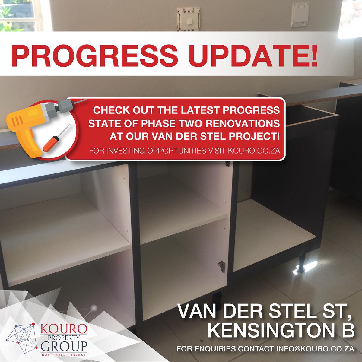 KouroProperty's tweet photo. The units at Van Der Stel are looking phenomenal! ๐คฉ๐
Swipe left to have a look at our progress update.
Would you live here? ๐
https://t.co/D4ZpHVSmNT
#kouro #kouropropertygroup #multilet #beautiful #wow https://t.co/DPbeHNnmAx