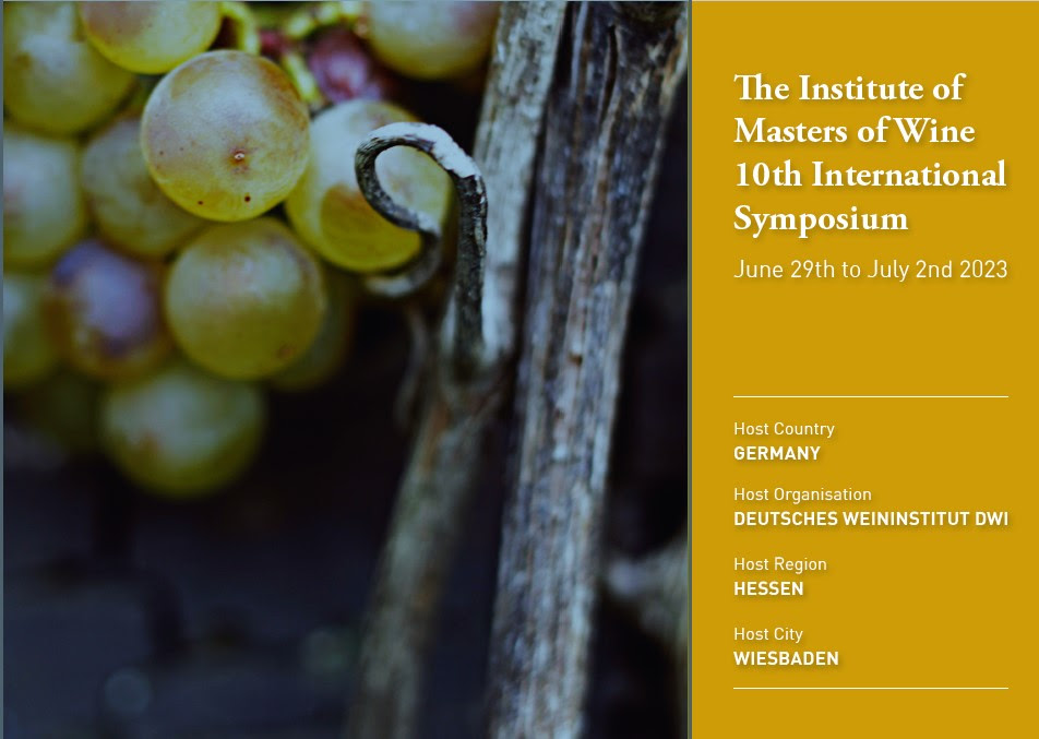 germanwineca's tweet photo. The 10th Annual Institute Masters of Wine Symposium will be held in Germany in 2023. More info via the link in our bio 🥂🌎 https://t.co/JmsdjpJxLQ