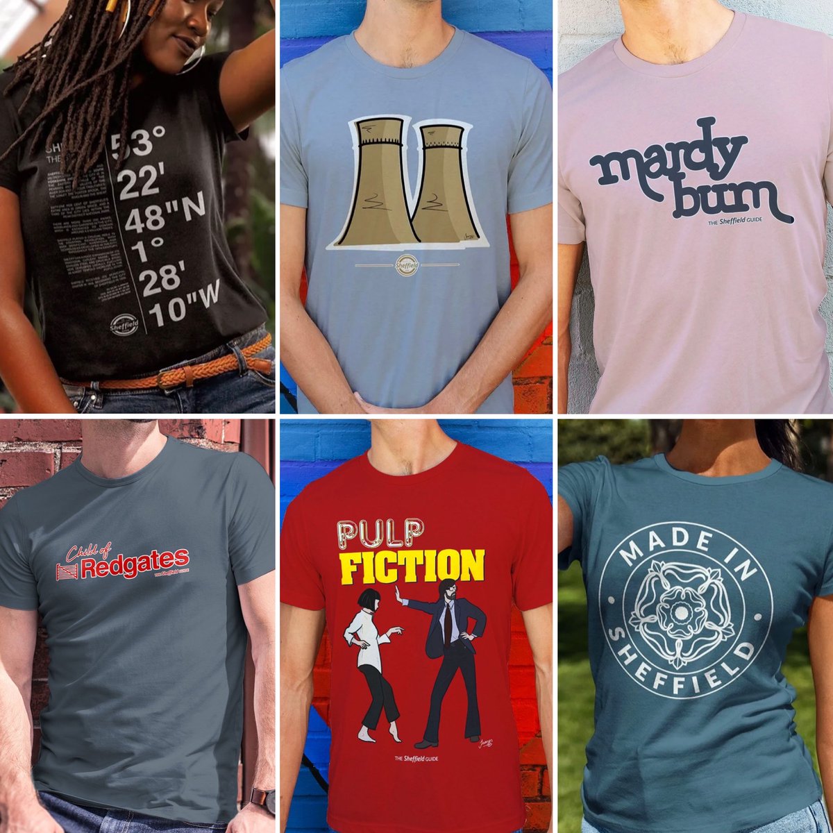 thesheffguide's tweet photo. So many great #Sheffield T-Shirt designs! The perfect gifts for Christmas...

👉 https://t.co/UNVtL5X7ap

#sheffieldguide #sheffieldtshirts #sheffiedlgift #sheffieldissuper #sheffieldmakes #shoplocal #supportlocal https://t.co/Kjj7Yj1Gcz