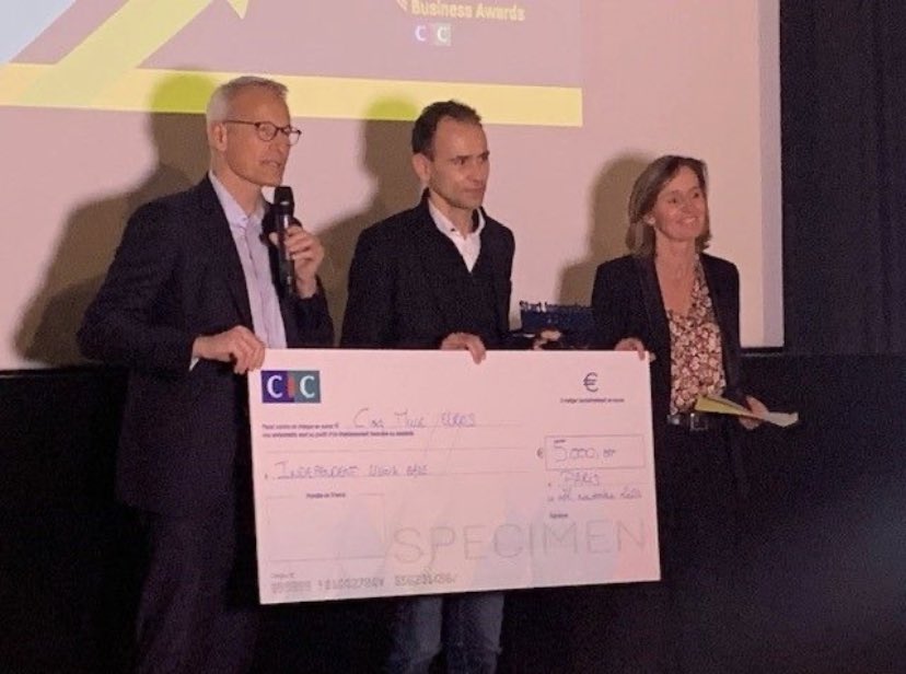🎉 Félicitations aux trois gagnants de la #finale régionale Île-de-France du concours #CICStartInnovationBusinessAwards, dont nous sommes partenaires, qui s’est déroulée hier aux Invalides.

🏆 3 prix : Scale, Start &amp; Impact !