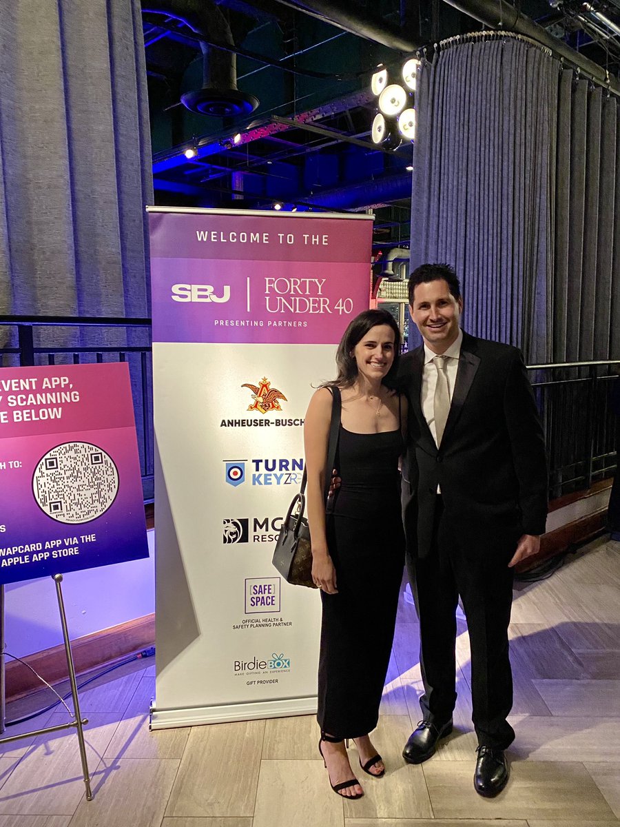 ICYMI last week our President and Founder, Jason Glushon, received his award for being named to <a href="/sbjsbd/">sbjsbd</a> 40 Under 40 class of 2021! #40Under40