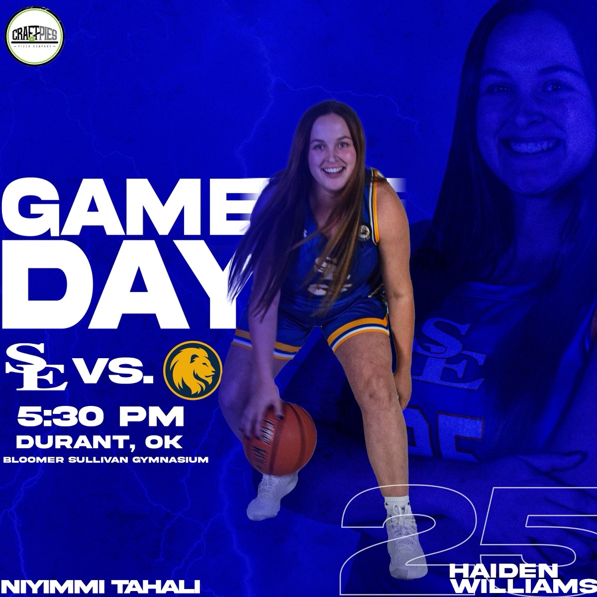 Southeastern Athletics (@gosoutheastern) on Twitter photo 🚨 GAME DAY 🚨
<a href="/SavageStormWBB/">Savage Storm WBB</a> hosts Texas A&M - Commerce tonight at 5:30 p.m. in Bloomer Sullivan Arena.
🎟: GoSoutheastern.com/Tix
📺: citylinktv.com/channel/durant…
📊: gosoutheastern.com/sidearmstats/w…
#StormChaSE | #CraftPiesPizza 🚨 GAME DAY 🚨
<a href="/SavageStormWBB/">Savage Storm WBB</a> hosts Texas A&M - Commerce tonight at 5:30 p.m. in Bloomer Sullivan Arena.
🎟: GoSoutheastern.com/Tix
📺: citylinktv.com/channel/durant…
📊: gosoutheastern.com/sidearmstats/w…
#StormChaSE | #CraftPiesPizza