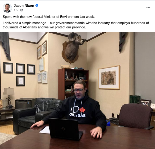 ABWarRoom's tweet photo. Alberta has literally one industry. It may have fired 20,000 people in the last year alone due to mergers but that will never stop our Government from unethically promoting the least ethical industry in Canada on its social media channels.

#ableg #cdnpoli #abpoli https://t.co/U6EuZVSMh3