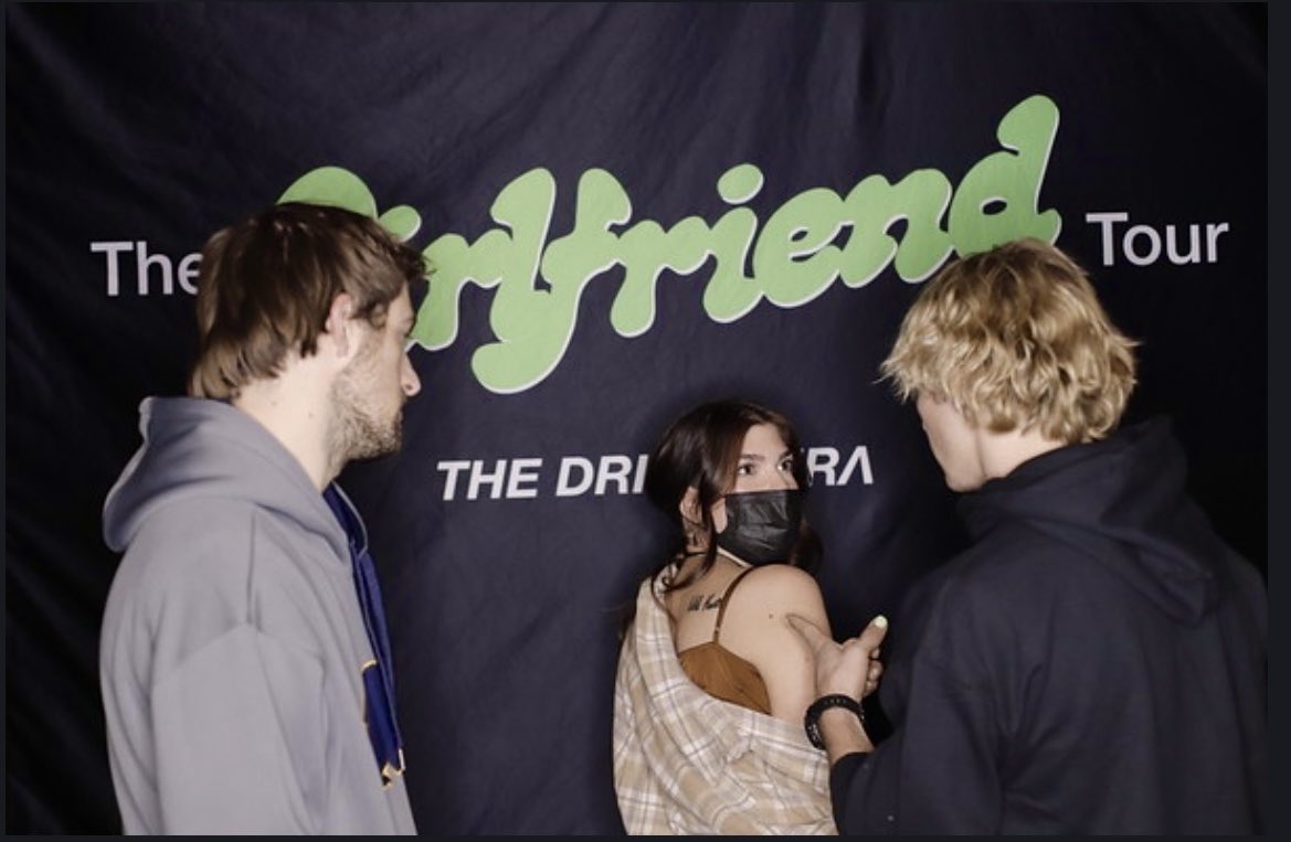 HaleyGrimard's tweet photo. young me would be so happy rn, finally got to show Ross my tattoo he wrote for me when i was 17, always been a #1Fan ty @thedriverera <333 https://t.co/qfmFa0Qbke