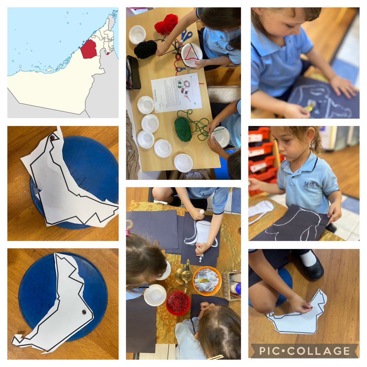 JESSPrimaryFS2's tweet photo. In preparation for #UAENationalDay the children @JESSPrimaryFS2 have been learning about the history and culture of the country we are so grateful to be living in! #JESSPriLearningEnvironments #JESSPriCreativity #JESSUAENationalDay https://t.co/k1KTvkTbpE