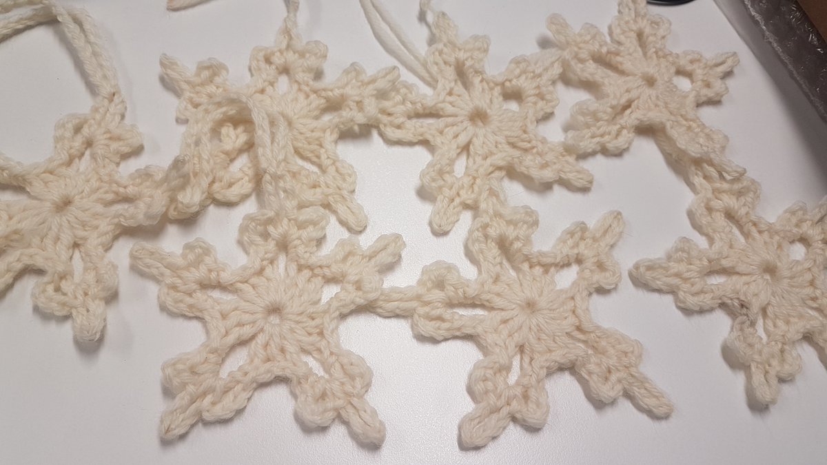 MuseumMakers's tweet photo. Another week and we are almost ready to decorate the trees at Wardown House. So many beautiful pieces for our crochet tree , we had to share them. Really looking forward to seeing the decorated tree. Thank you Jenny, Jo and Tash. #ACE_supported #crochet #voluteers #christmas https://t.co/JlVI1nyfIU