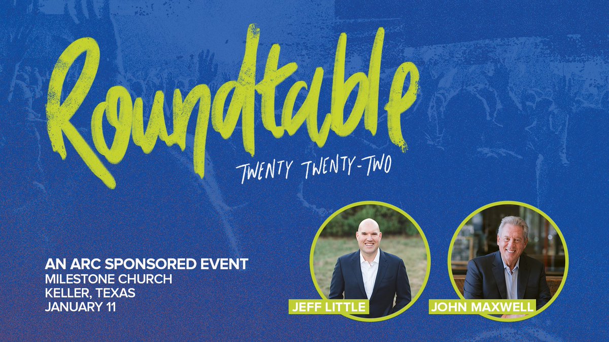 If you are a local church leader, I want to personally invite you to come spend time with us and <a href="/JohnCMaxwell/">John C.Maxwell</a> at our Roundtable event this January. We will grow and learn clear, practical steps to lead the church forward! You can find more info at roundtable.milestonechurch.com (2/2)
