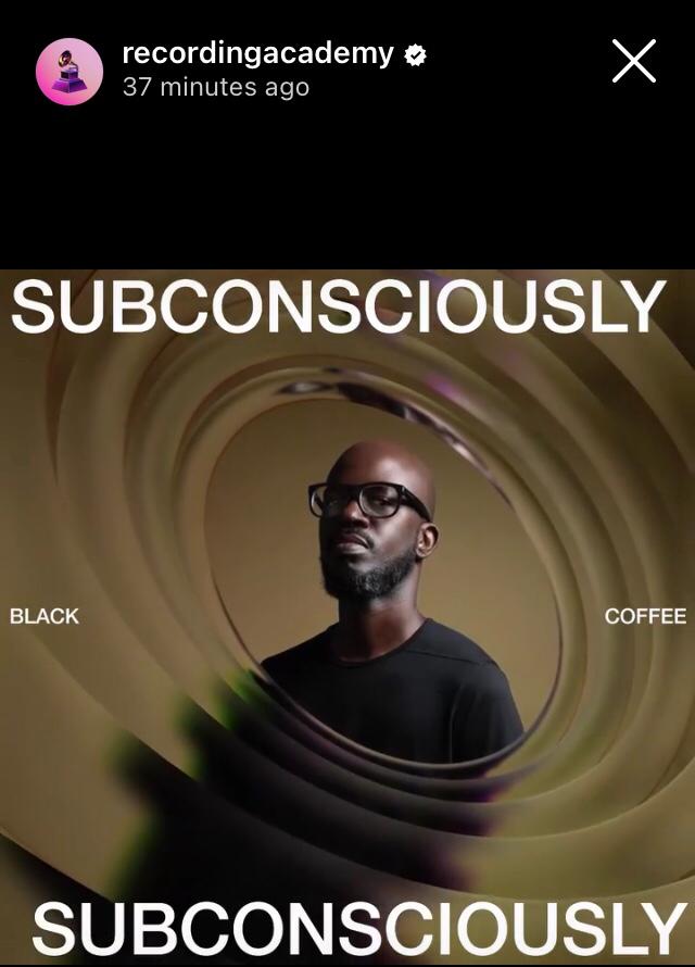 Congratulations <a href="/RealBlackCoffee/">Black Coffee</a> for being nominated for Best Dance/Electronic Album at the 64th Annual Grammy Awards!! <a href="/RecordingAcad/">GRAMMYS</a> Well done!! 🙌🏾🔥

#BlackCoffee #GRAMMYs #MilfZA #MilfNews