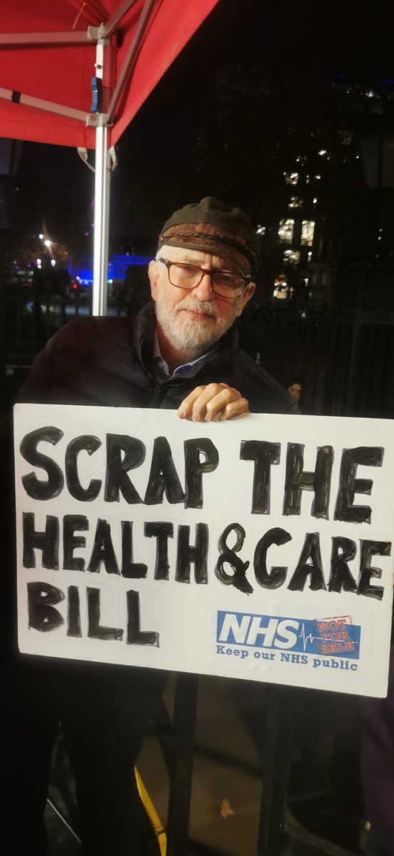 jeremycorbyn's tweet image. No to the #HealthandCareBill.

No to NHS privatisation.