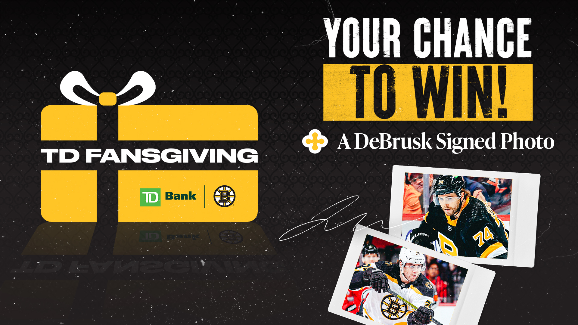 P - Boston Bruins On Twitter: We've Got A Jake Debrusk Signed Photo And  $100 Td Bank Gift Card! Quote Tweet With Photos And Stories Of Why You Love  The #Nhlbruins &Amp; #