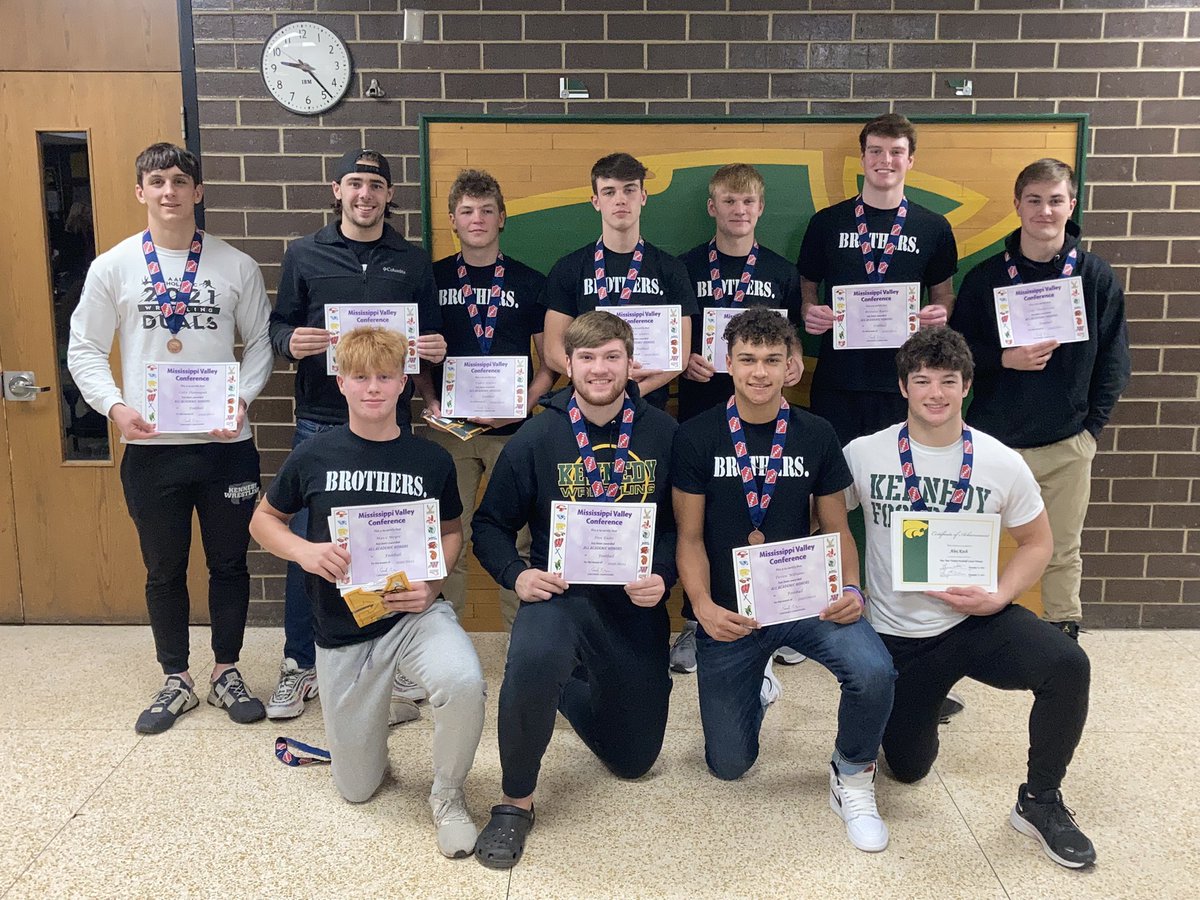 2021 All-Academic MVC- C. Flannagan, C. Blietz, C. Senters, J. Senters, R. Stelling, B. Rader, C. Thorstenson, M. Meyer, D. Eades, D. Williams, A. Koch