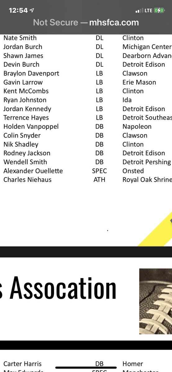 Thank you to everyone.  Two years unanimous first team all league LCAA. And also two years first team All Region MHFCA. ⁦<a href="/HKA_Tanalski/">Adam</a>⁩ ⁦<a href="/Hyner57/">Shane Hynes</a>⁩ ⁦<a href="/Coach_Colaprete/">Frank Colaprete</a>⁩ ⁦<a href="/SienaHeightsFB/">Siena Heights University Football</a>⁩ ⁦<a href="/thekickingcoach/">The Kicking Coach</a>⁩ ⁦<a href="/lenaweenews/">The Daily Telegram</a>⁩