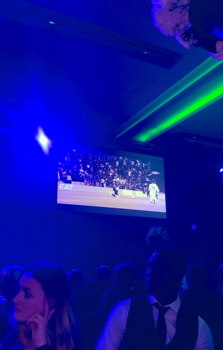 tonguetweets's tweet photo. Brilliant night @NWFAwards. Highlight of the night was seeing Denis Law get Lifetime Achievement award and so many of the TTM family getting together. Loved making the VTs for the night too, production energies back! 🎥 🎞 ⚽️ https://t.co/WzNcmj2umd