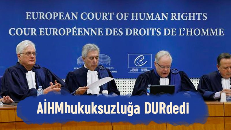 AIHM, hakim ve savcıların tutuklulukların hukuksuz olduğuna hükmetti. Türkiye, 427 hakim ve savcının her birine 5 bin euro tazminat ödeyecek.

AİHMhukuksuzluğa DURdedi